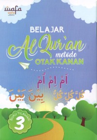 Image of Belajar Al Qur'an Metode Otak Kanan : Wafa Buku Tilawah 3