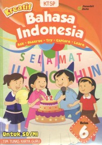Image of Kreatif Bahasa Indonesia 6 : KTSP