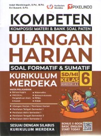 Image of Kompeten : Ulangan Harian SD Kelas 6 Kurmer