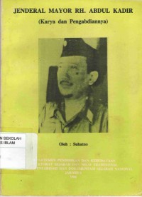 Image of Jenderal Mayor RH. Abdul Kadir