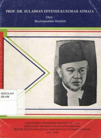 Image of Prof. Dr. Sulaiman Effendi Kusumah Atmaja